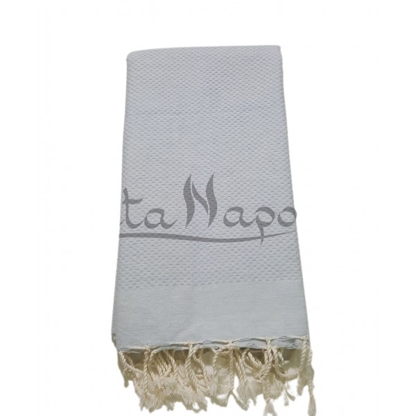 Fouta Nid d'abeille Nuage