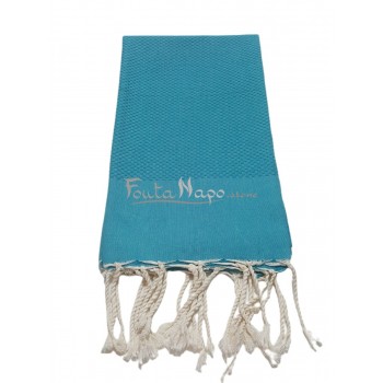 Fouta Nid d'abeille Vert émeraude