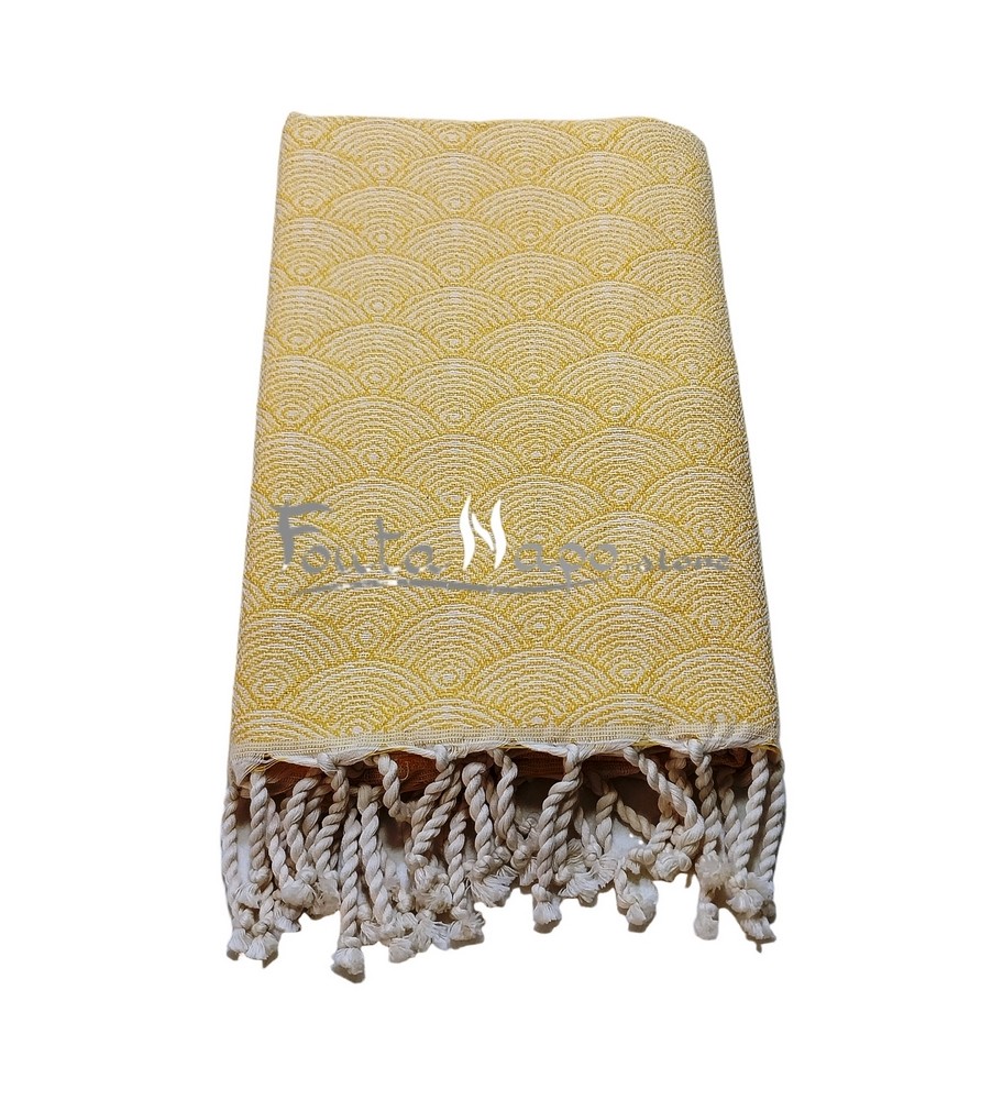 Fouta Towel Jacquard Astro Mandarin