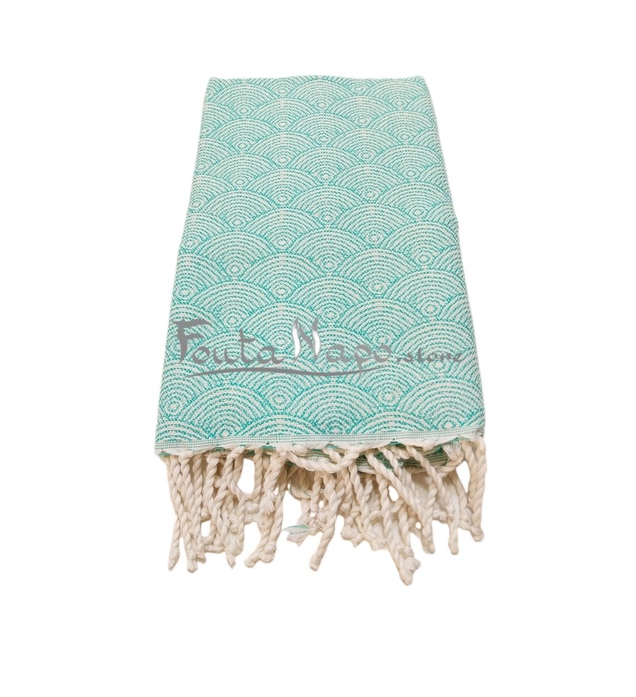 Fouta Towel Jacquard Astro Limpet shell