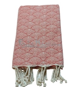 Fouta Towel Jacquard Astro Terra cotta