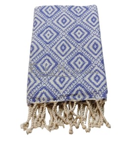 Fouta Towel Jacquard Kilim Mauve