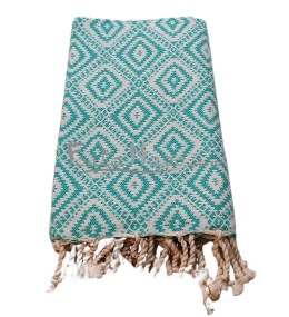 Fouta Jacquard Kilim Jade