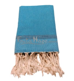 Fouta Natté Bleu Tiffany