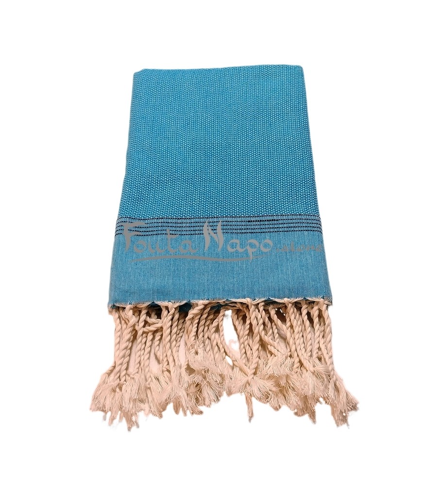 Fouta Natté Bleu Tiffany