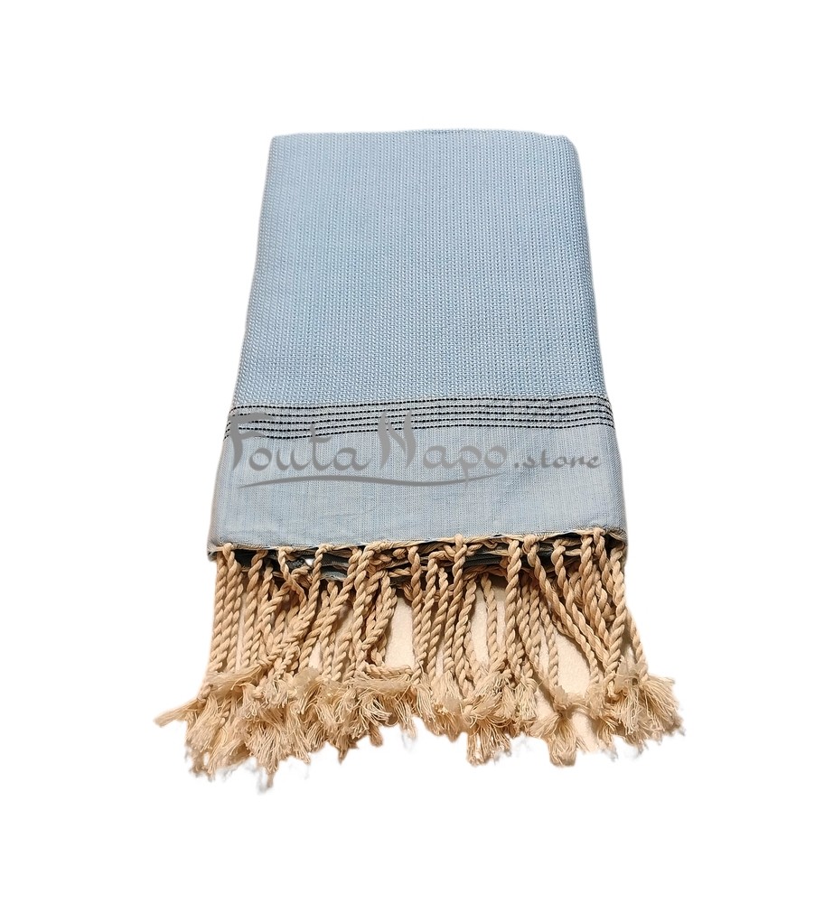 Fouta Natté Bleu ciel