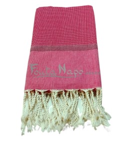 Fouta Natté Fuchia