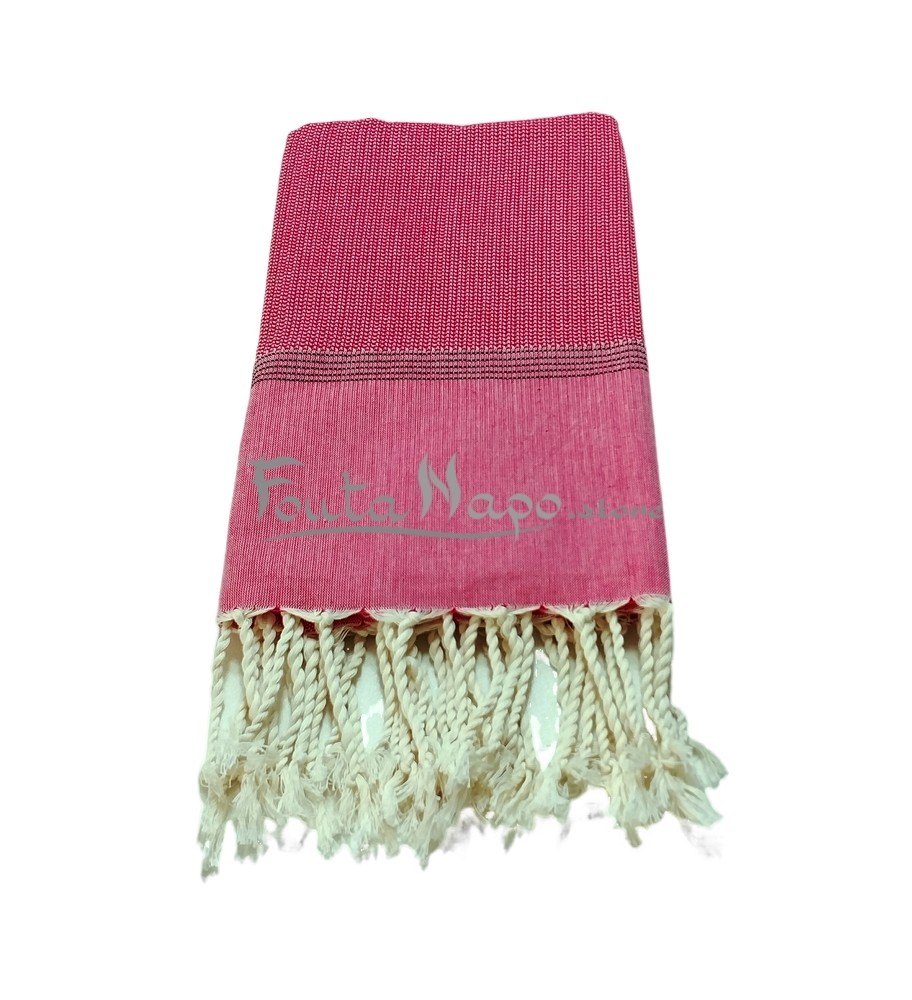 Fouta Natté Fuchia