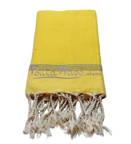 Fouta towel Matted Yellow