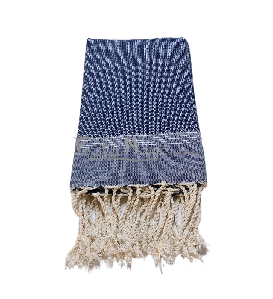 Fouta Natté Marine