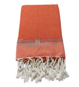 Fouta Natté Oranger