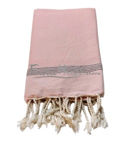 Fouta towel Matted Flesh pink