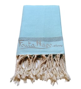 Fouta Natté Vert acqua