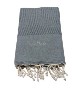 Fouta Towel Honeycomb Steel