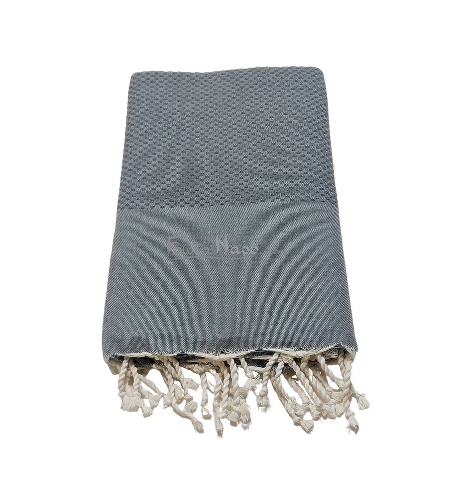 Fouta Towel Honeycomb Steel