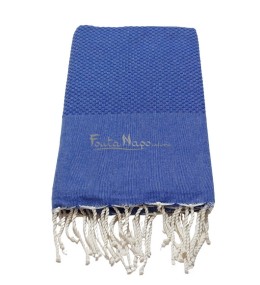 Fouta Towel Honeycomb Blue Bic