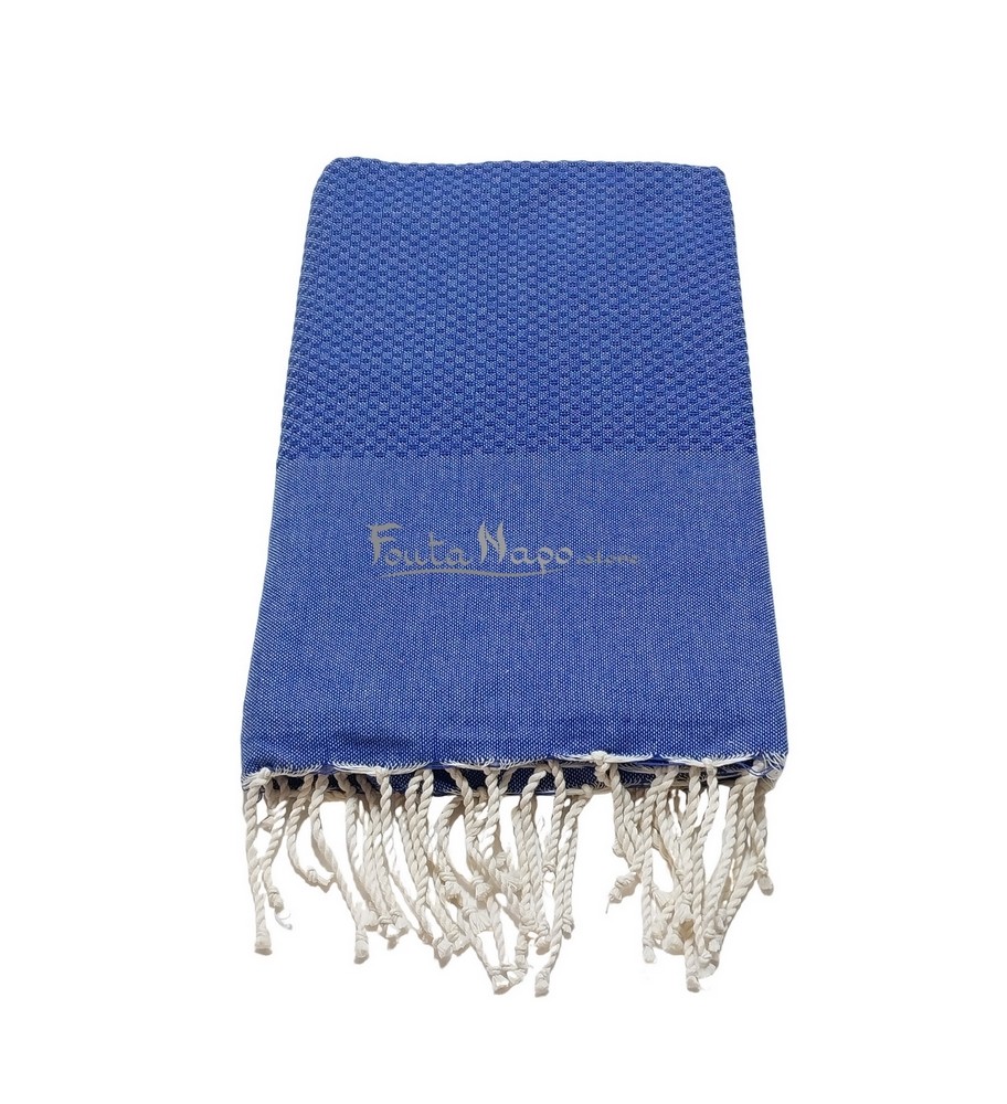 Fouta Towel Honeycomb Blue Bic