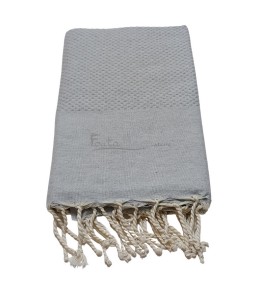 Fouta Nid d'abeille Perle