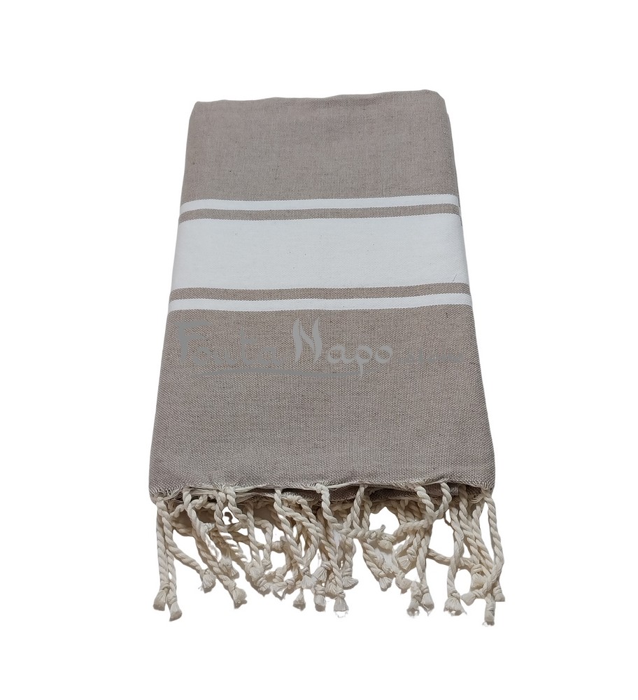 Fouta Hammamet Taupe clair