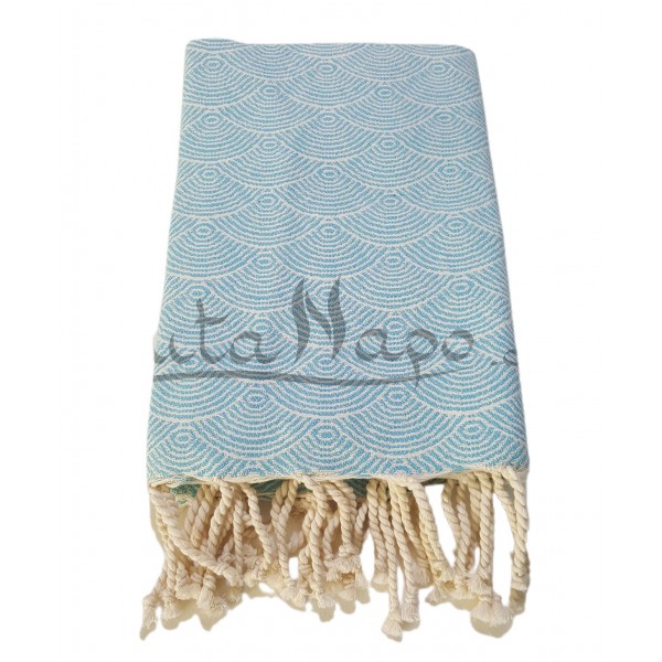 Fouta Towel Jacquard Astro Azure