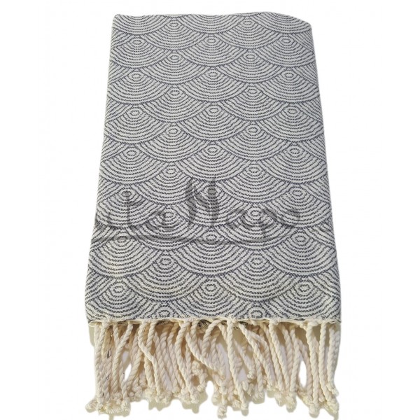 Fouta Jacquard Astro Gris