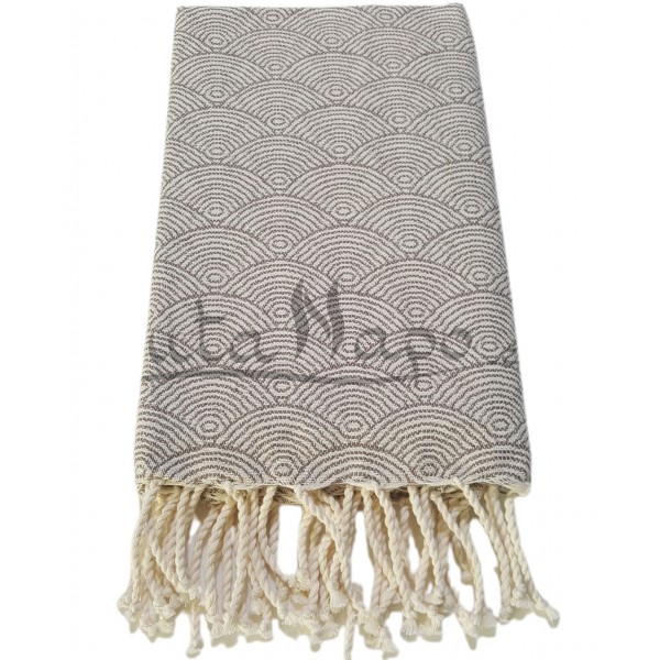 Fouta Towel Jacquard Astro Taupe