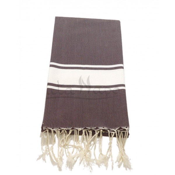 Fouta Hammamet Chocolat noir