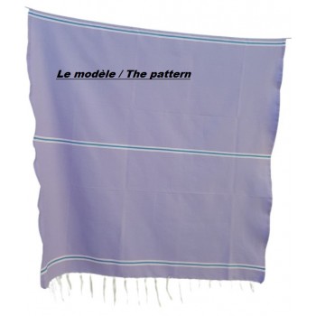 Fouta Médina de Kélibia Lilas
